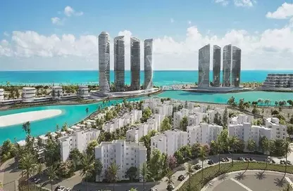 شقة - 2 غرف نوم - 2 حمامات للبيع في الحي اللاتيني - مدينة العلمين الجديدة - العلمين - الساحل الشمالي