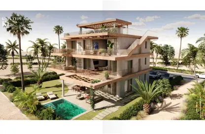 Chalet - 3 Bedrooms - 3 Bathrooms for sale in Ramla Lakeside - Qesm Ad Dabaah - North Coast
