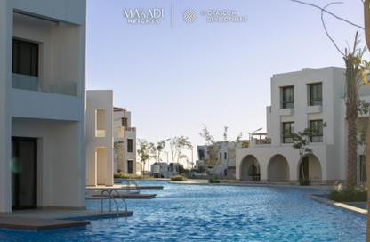 Roof - 3 Bedrooms - 3 Bathrooms for sale in Shedwan Resort - Al Gouna - Hurghada - Red Sea