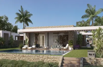 Chalet - 2 Bedrooms - 2 Bathrooms for sale in Azha North - Ras Al Hekma - North Coast
