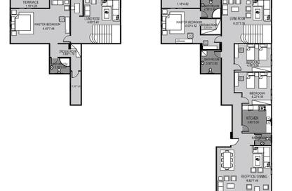Duplex - 5 Bedrooms - 4 Bathrooms for sale in Bait Alwatan - The 5th Settlement - New Cairo City - Cairo