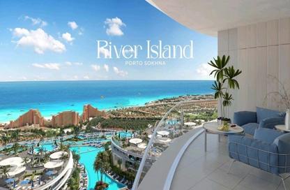 Chalet - 1 Bedroom - 1 Bathroom for sale in Porto South Beach - Al Ain Al Sokhna - Suez