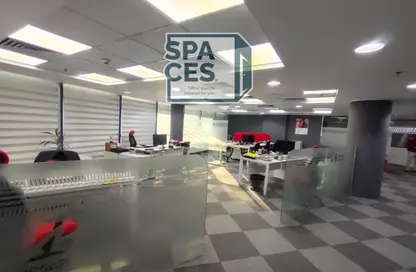 Office Space - Studio - 2 Bathrooms for rent in Bank Center Street - South Teseen St. - The 5th Settlement - New Cairo City - Cairo