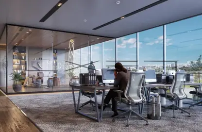 Office Space - Studio - 1 Bathroom for sale in Capital Diamond Tower - Central Business District - New Capital City - Cairo