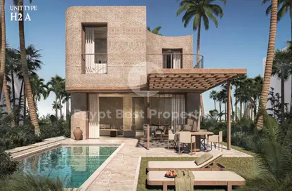 Villa - 3 Bedrooms - 2 Bathrooms for sale in Ramla Lakeside - Qesm Ad Dabaah - North Coast