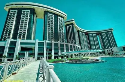 شقق فندقية - غرفة نوم - 2 حمامات للبيع في نورث ايدج تاورز - مدينة العلمين الجديدة - العلمين - الساحل الشمالي