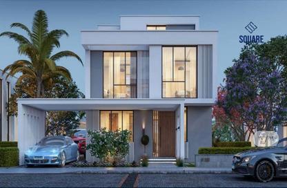 Twin House - 4 Bedrooms - 4 Bathrooms for sale in Lake West - Sheikh Zayed Compounds - Sheikh Zayed City - Giza