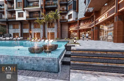 Apartment - 1 Bedroom - 1 Bathroom for sale in El Hadaba District - Hurghada - Red Sea