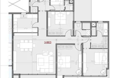 Apartment - 3 Bedrooms - 4 Bathrooms for sale in The Water Way - North Investors Area - New Cairo City - Cairo