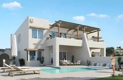 Chalet - 2 Bedrooms - 3 Bathrooms for sale in Hacienda West - Ras Al Hekma - North Coast Chalet - 2 Bedrooms - 3 Bathrooms for sale in Hacienda West - Ras Al Hekma - North Coast