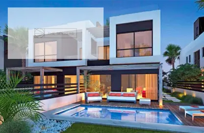 Twin House - 7 Bedrooms - 7 Bathrooms for sale in Palm Hills New Cairo - 5th Settlement Compounds - The 5th Settlement - New Cairo City - Cairo