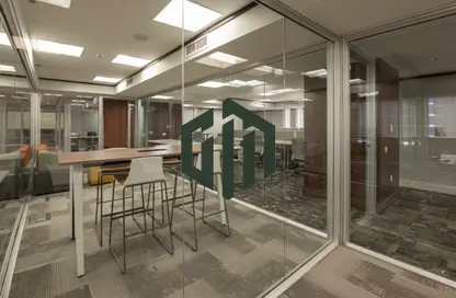 Office Space - Studio - 2 Bathrooms for rent in Bank Center Street - South Teseen St. - The 5th Settlement - New Cairo City - Cairo
