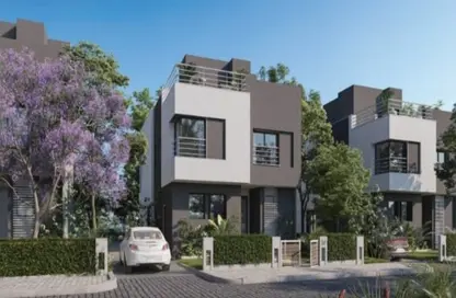 Twin House - 3 Bedrooms - 3 Bathrooms for sale in Palm Hills New Cairo - 5th Settlement Compounds - The 5th Settlement - New Cairo City - Cairo
