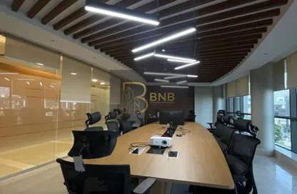 Office Space - Studio - 3 Bathrooms for rent in Bank Center Street - South Teseen St. - The 5th Settlement - New Cairo City - Cairo