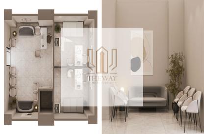 Clinic - Studio - 1 Bathroom for sale in Arkan Palm 205 - Sheikh Zayed Compounds - Sheikh Zayed City - Giza