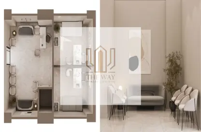 Clinic - Studio - 1 Bathroom for sale in Arkan Palm 205 - Sheikh Zayed Compounds - Sheikh Zayed City - Giza