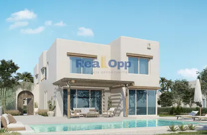 Chalet - 2 Bedrooms - 3 Bathrooms for sale in Hacienda Waters - Qesm Ad Dabaah - North Coast