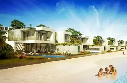 منزل مزدوج - 3 غرف نوم - 3 حمامات للبيع في ازها الساحل الشمالي - راس الحكمة - الساحل الشمالي