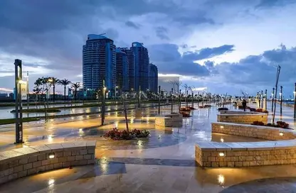 شاليه - غرفة نوم - 1 حمام للبيع في نورث ايدج تاورز - مدينة العلمين الجديدة - العلمين - الساحل الشمالي