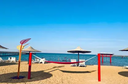 شاليه - 2 غرف نوم - 1 حمام للبيع في بلو باي اسيا السخنة - العين السخنة - السويس