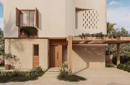 Chalet - 2 Bedrooms - 2 Bathrooms for sale in Ramla Lakeside - Qesm Ad Dabaah - North Coast