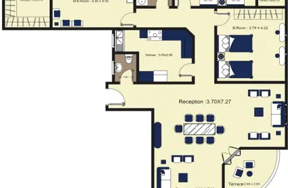 Apartment - 3 Bedrooms - 3 Bathrooms for sale in North Lotus - El Lotus - New Cairo City - Cairo