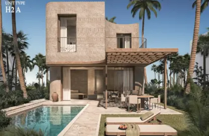 Twin House - 3 Bedrooms - 3 Bathrooms for sale in Ramla Lakeside - Qesm Ad Dabaah - North Coast