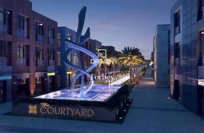 Office Space - Studio - 2 Bathrooms for rent in The Courtyard - 12th District - Sheikh Zayed City - Giza