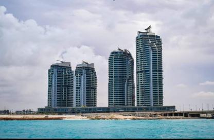 Chalet - 2 Bedrooms - 2 Bathrooms for sale in North Edge Towers - New Alamein City - Al Alamein - North Coast