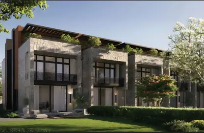 Townhouse - 3 Bedrooms - 3 Bathrooms for sale in Belong Villa Community - Al Wahat Road - 6 October City - Giza