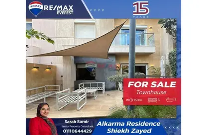 Townhouse - 3 Bedrooms - 3 Bathrooms for sale in Karma Residence - 16th District - Sheikh Zayed City - Giza