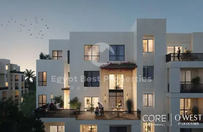 شقة - 2 غرف نوم - 2 حمامات للبيع في أو ويست - كمبوندات 6 أكتوبر - مدينة 6 أكتوبر - الجيزة