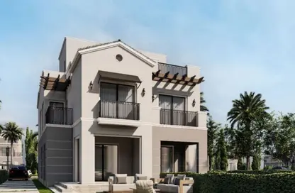 Twin House - 4 Bedrooms - 4 Bathrooms for sale in Palm Hills October - Cairo Alexandria Desert Road - 6 October City - Giza