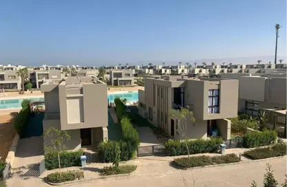 منزل مزدوج - 3 غرف نوم - 3 حمامات للبيع في أزهى - العين السخنة - السويس