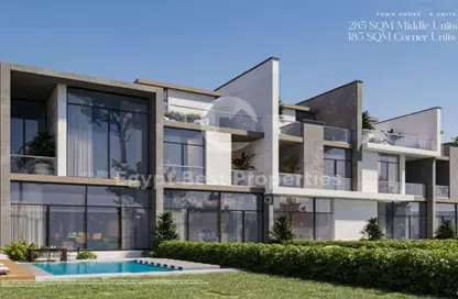 Townhouse - 3 Bedrooms - 3 Bathrooms for sale in Saada Compound - New Cairo City - Cairo