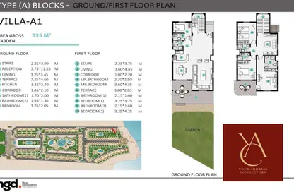 Villa - 4 Bedrooms - 5 Bathrooms for sale in Orlando - Al Ain Al Sokhna - Suez