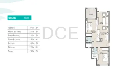 Chalet - 1 Bedroom - 2 Bathrooms for sale in Mountain View - Ras Al Hekma - North Coast