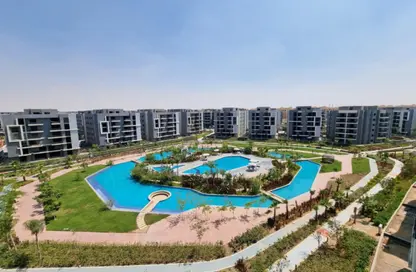 Apartment - 2 Bedrooms - 2 Bathrooms for sale in Sun Capital - Fayoum Desert road - 6 October City - Giza