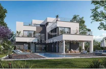 Villa - 5 Bedrooms - 5 Bathrooms for sale in Palm Hills New Cairo - 5th Settlement Compounds - The 5th Settlement - New Cairo City - Cairo