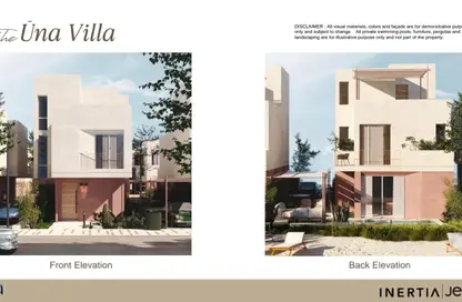 Twin House - 3 Bedrooms - 4 Bathrooms for sale in Mountain View - Ras Al Hekma - North Coast