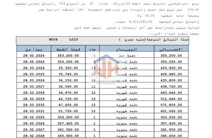 Apartment - 3 Bedrooms - 2 Bathrooms for sale in Madinaty - Cairo
