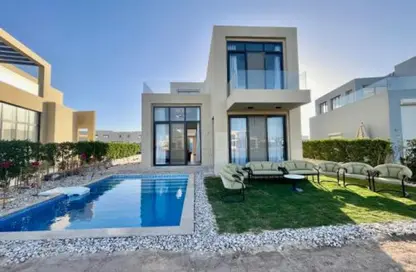 Villa - 4 Bedrooms - 5 Bathrooms for sale in Waslet Dahshur Road - Green Belt - 6 October City - Giza