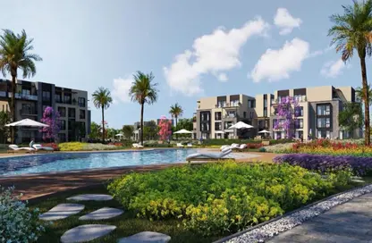 Apartment - 2 Bedrooms - 2 Bathrooms for sale in Garden Lakes - 6 October Compounds - 6 October City - Giza