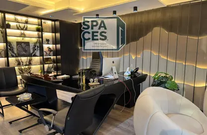Office Space - Studio - 1 Bathroom for rent in Bank Center Street - South Teseen St. - The 5th Settlement - New Cairo City - Cairo