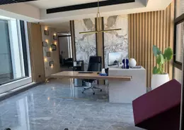 Office Space - Studio - 2 Bathrooms for rent in The Water Way - North Investors Area - New Cairo City - Cairo
