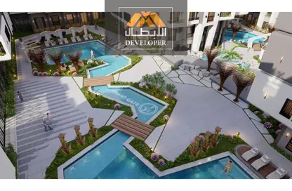 Apartment - 2 Bedrooms - 1 Bathroom for sale in Touristic Center - Hurghada - Red Sea