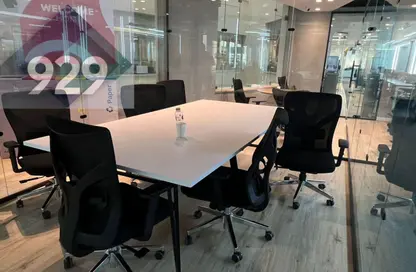 Office Space - Studio - 3 Bathrooms for rent in Bank Center Street - South Teseen St. - The 5th Settlement - New Cairo City - Cairo