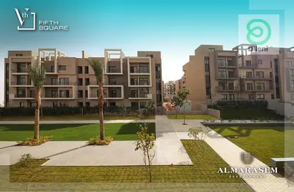 (بنتهاوس  (روف - 2 غرف نوم - 2 حمامات للبيع في فيفث سكوير - التجمع الخامس - مدينة القاهرة الجديدة - القاهرة