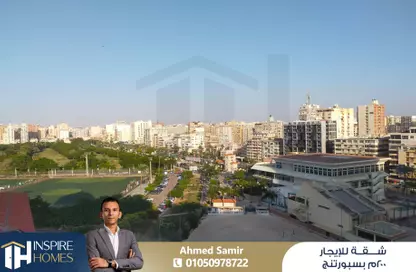 Apartment - 3 Bedrooms - 3 Bathrooms for rent in Port Said St. - Sporting - Hay Sharq - Alexandria