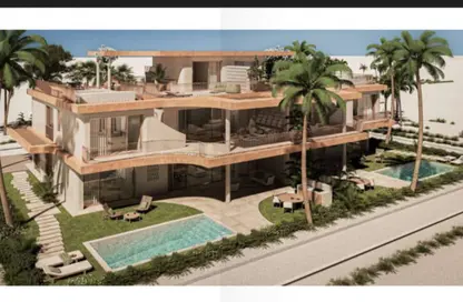 Chalet - 3 Bedrooms - 3 Bathrooms for sale in Ramla Lakeside - Qesm Ad Dabaah - North Coast